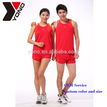 YONO Brand School y Club Running Sports Wear Ropa deportiva personalizada Sublimación unisex Ropa de running